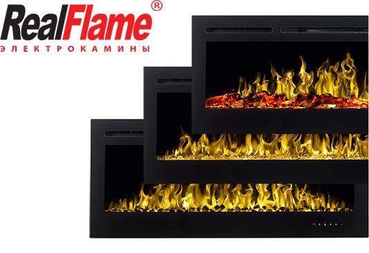 Новый настенный электроочаг от компании Real Flame!