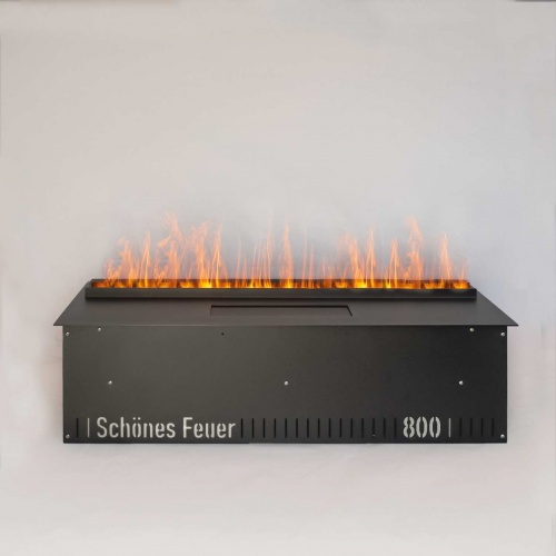 Электроочаг Schönes Feuer 3D FireLine 800 Pro со стальной крышкой в Барнауле