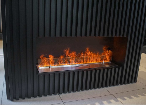 Электроочаг Schönes Feuer 3D FireLine 600 со стальной крышкой в Барнауле