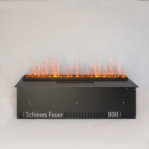 Электроочаг Schönes Feuer 3D FireLine 800 со стальной крышкой в Барнауле